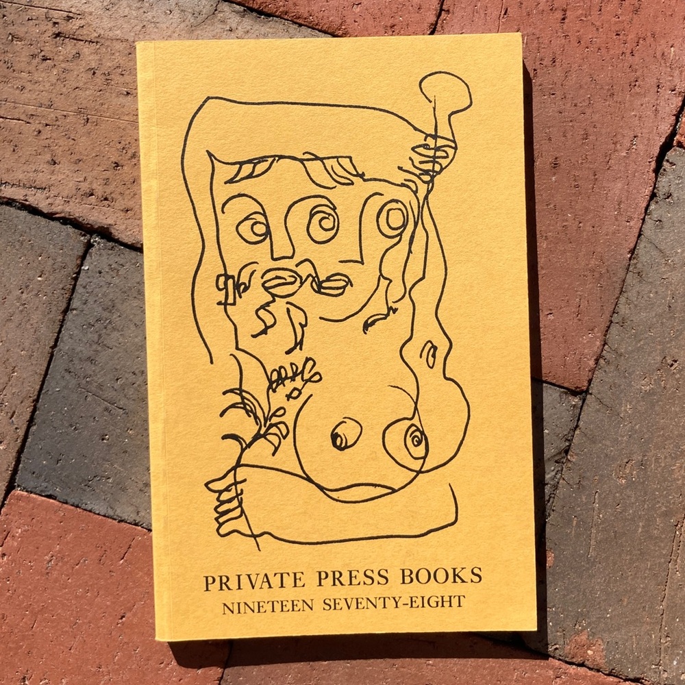1978 Private Press Private Libraries Association Book Catalogue Woodcut Prints